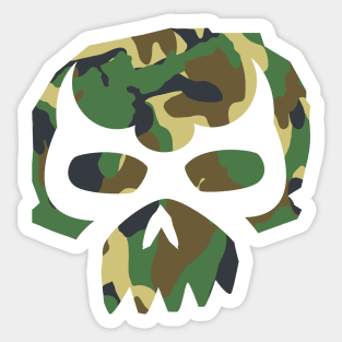 SKULLUCHAcamo Sticker